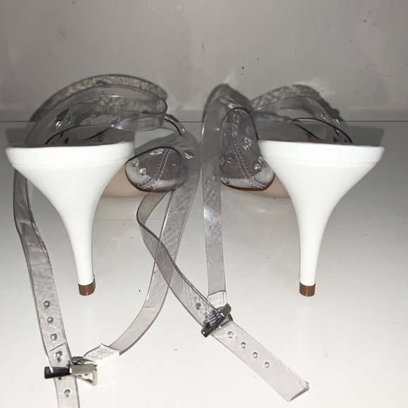 Schutz Brauna Studded Embellished PVC High Heel Sandal! - Picture 4 of 7